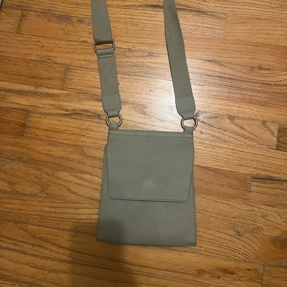 Sage green crossbody bag